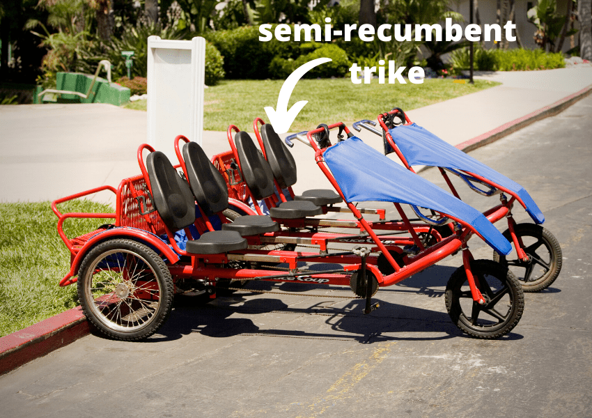 semi-recumbent tricycle