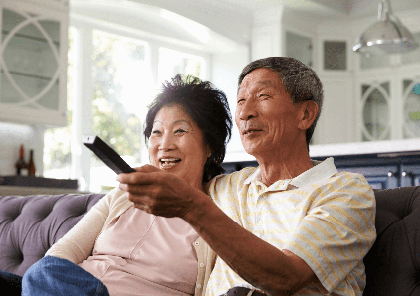 TV voice controls for seniors