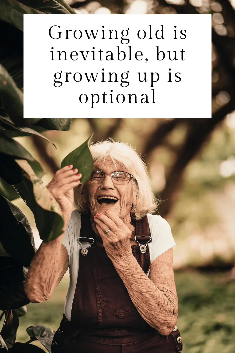 growing old inevitable